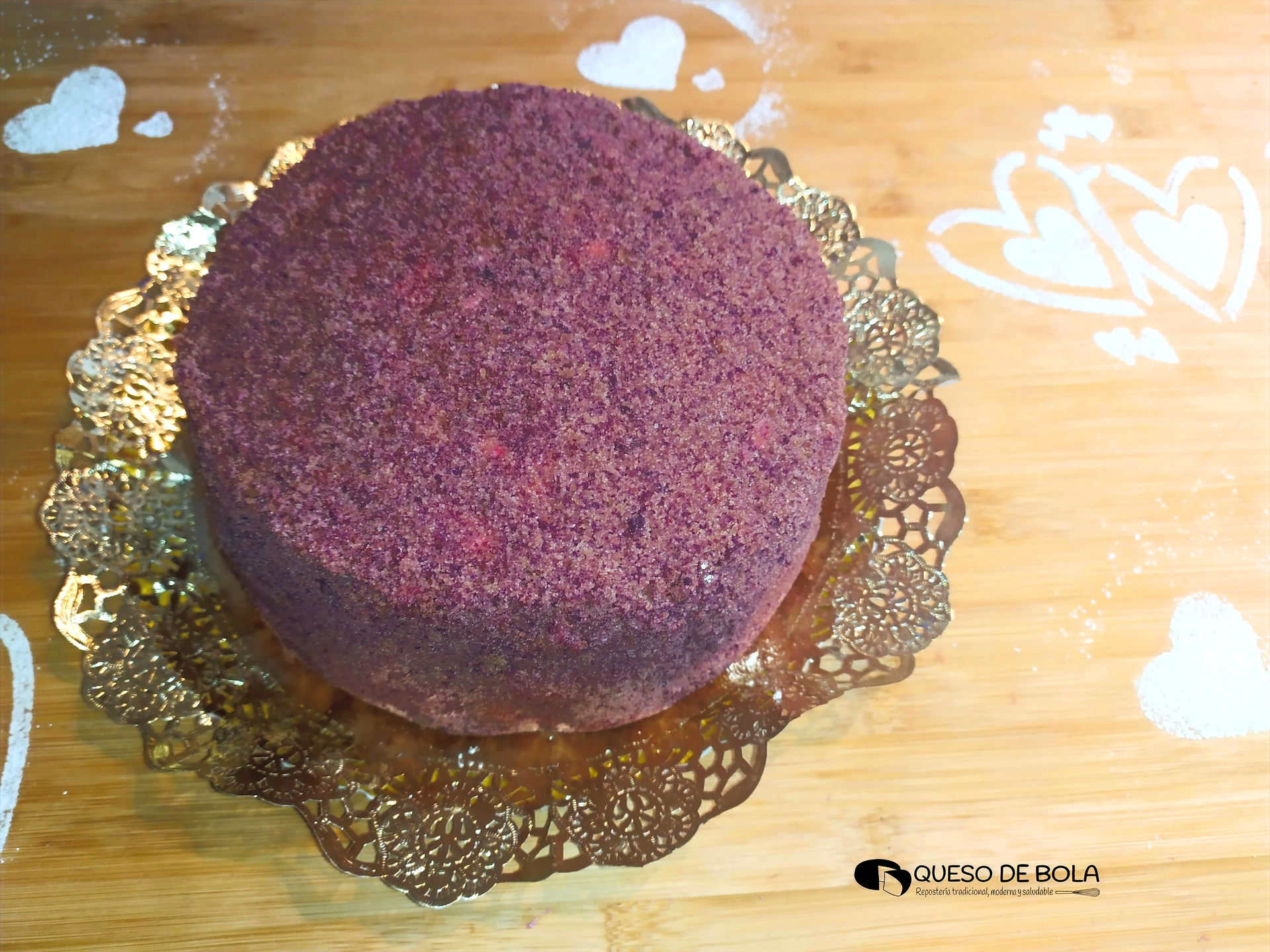 Pastel cubierto con migas II