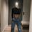 Miniatyrbild: Basic Sheath Women Solid Stretch Turtleneck Tshi