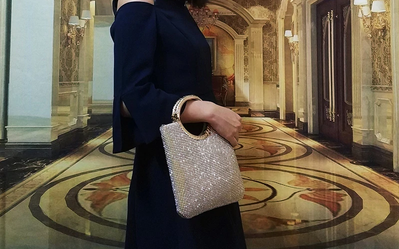 Миниатюра: diamond elegant clutch women