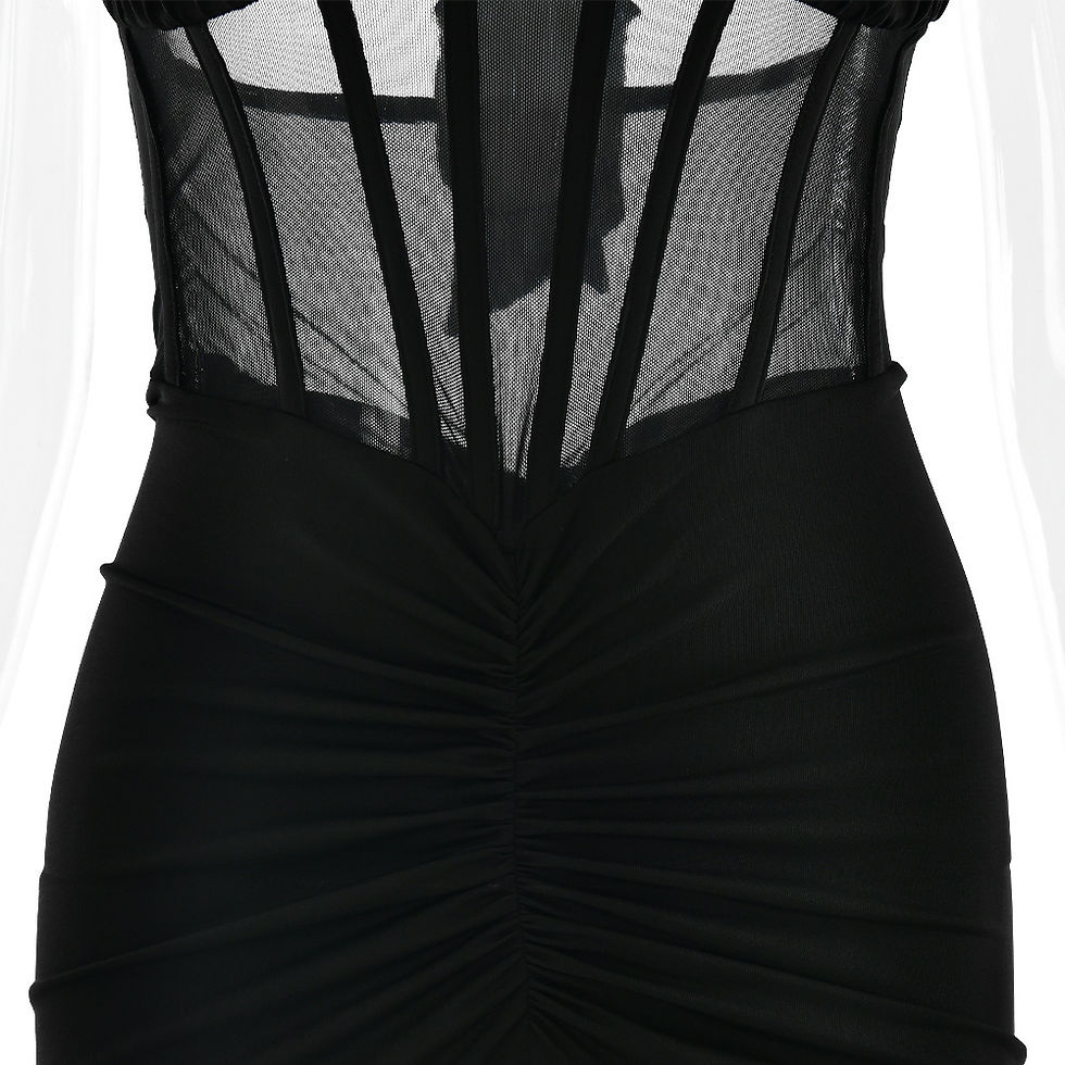 Thumbnail: Deep V-neck Halter Women Maxi Dress