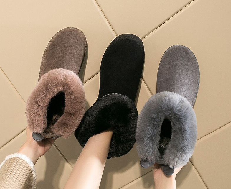Миниатюра: Rabbit Plush Winter Boots Women Winter Boots