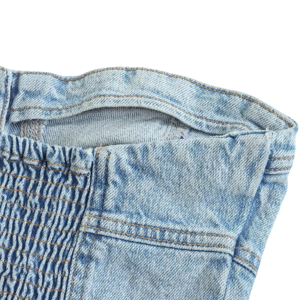 Миниатюра: Women Denim Strapless Bandeau Top