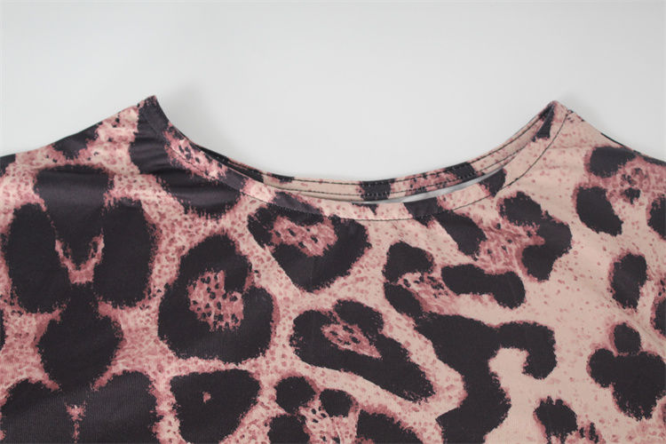 Миниатюра: Leopard Bodycon Sheath Club Women Dress