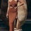 Thumbnail: Halter Tie Cut-Out Midi Dress Party Club Backless