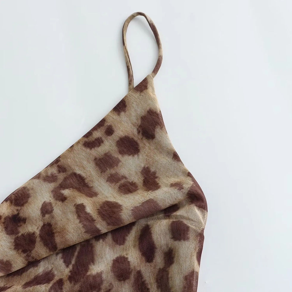Miniatyrbild: Women Leopard Print Sleeveless Backless Dress 
