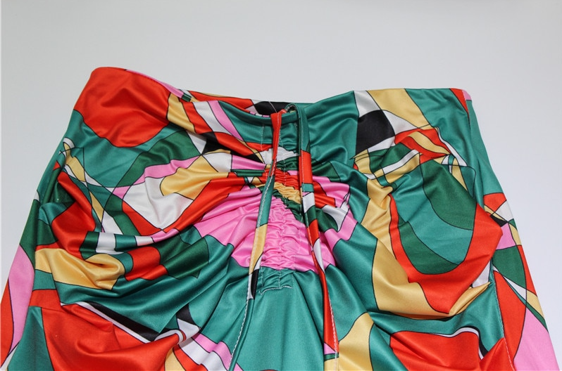 Миниатюра: Print Tracksuit Woman Two Piece Boho Outfit Suits