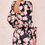 תמונה ממוזערת: Elegant Women's Floral dress Puff Sleeve Cut out Backless Bosycon Mini Dress