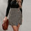 Thumbnail: Tweed Pearl Button Mini Skirts For Women 2022