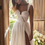 Thumbnail: Boho Wedding Dress Beach High Side Slit Long Chiffon Bridal Gown DRESS