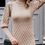 Миниатюра: long cable knitted women pullover sweater dress Vintage autumn winter