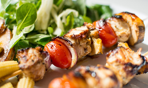 Huhn Schaschlik