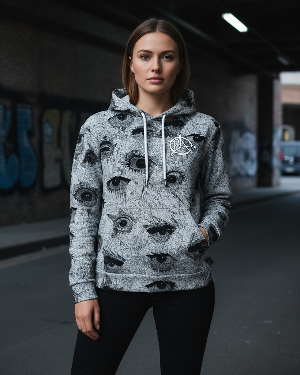 Unisex Hoodie - Eyes White