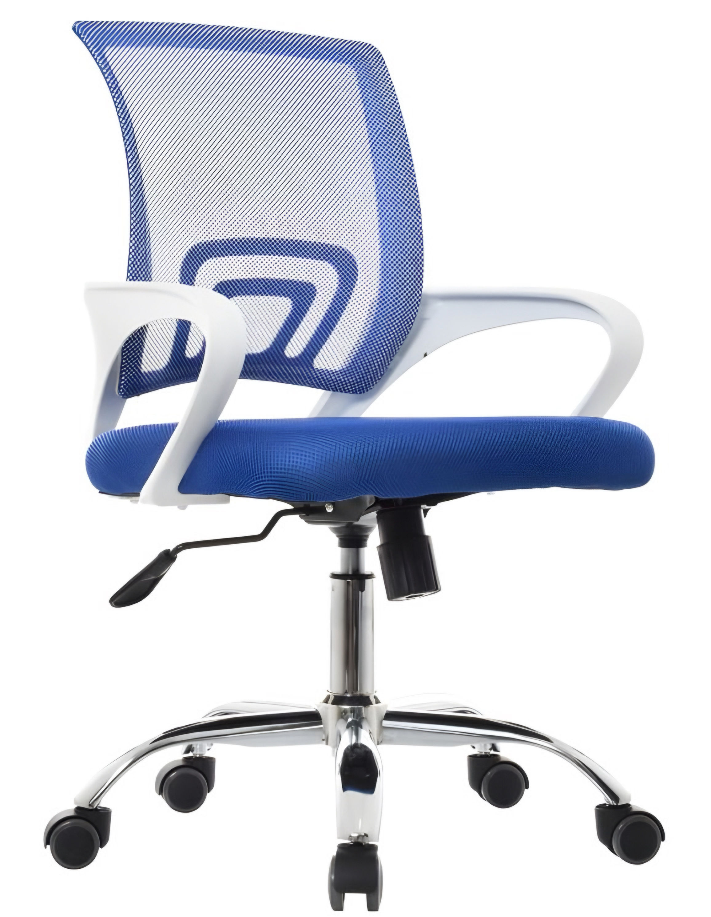 Silla Operativa Ergonómica SI Basculante "DUBLIN" Línea Económica Azul