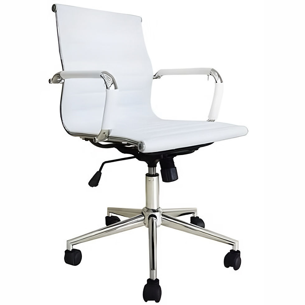 Sillón Gerente "AQUA BAJO" Premium Blanco