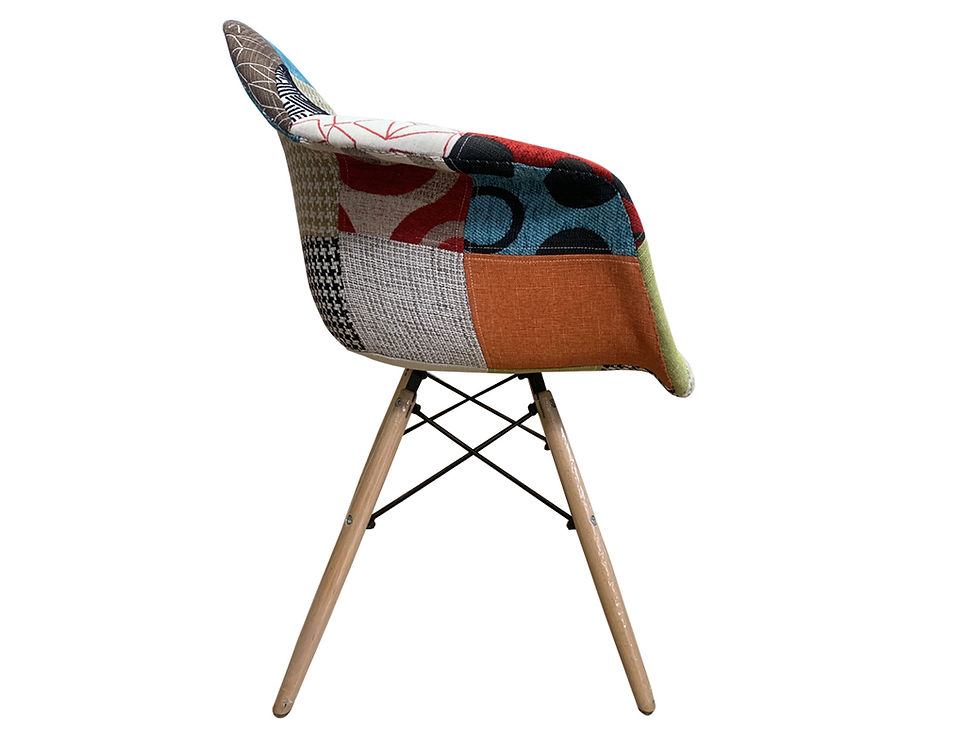Miniatura: Silla Eames Daw Patch Premium A-2 Tapizado Completo