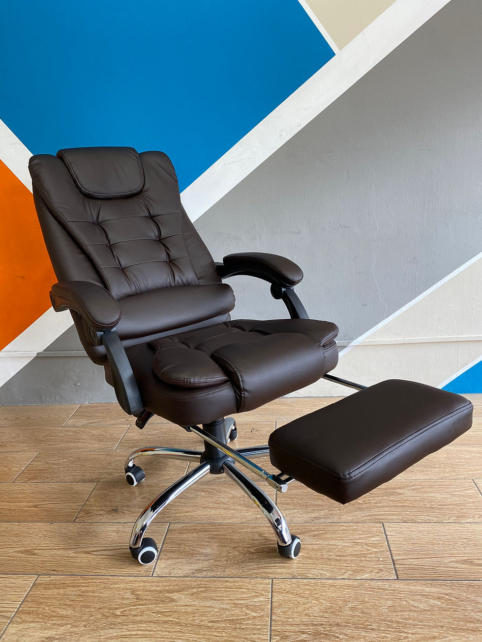 Miniatura: Sillón Gerencial Ergonómico Reclinable "LISBOA" Espaldar Alto - Negro PREMIUM