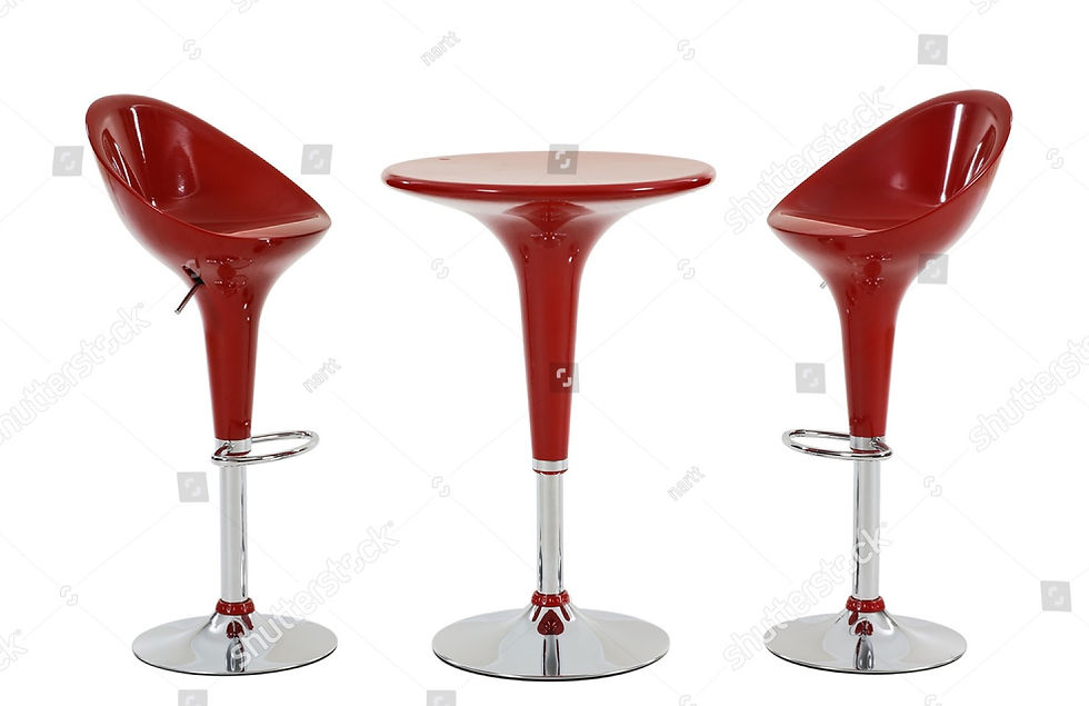 Miniatura: Mesa Coctelera Bella Rojo