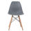 Miniatura: Silla Eames Clásica Gris Oscuro Categoría P-1