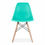 Miniatura: Silla Eames Clásica Turquesa Claro Categoría P-1