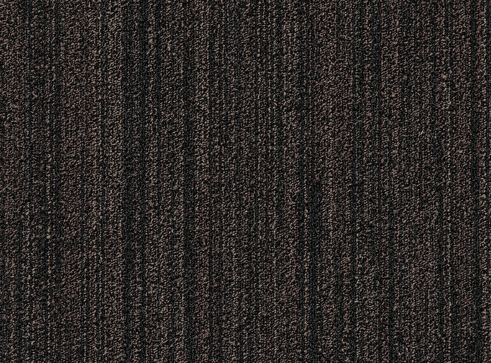 Alfombra Modular Alto Tráfico Pesado "IN GROOVE" No.834 Café