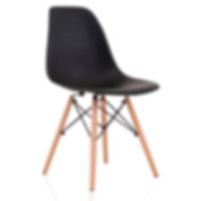 Silla Eames Clásica Negro Categoría P-1