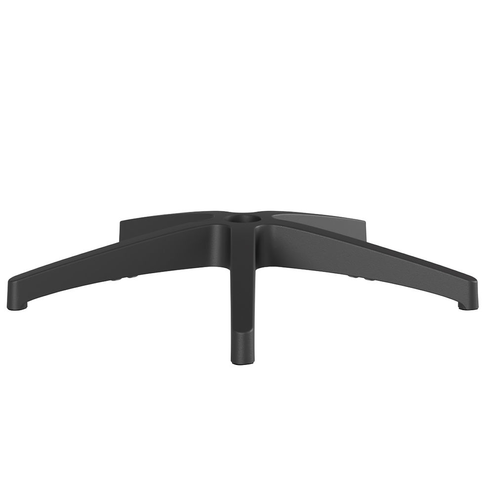 Base o Araña en Nylon tipo Europa para silla Giratoria