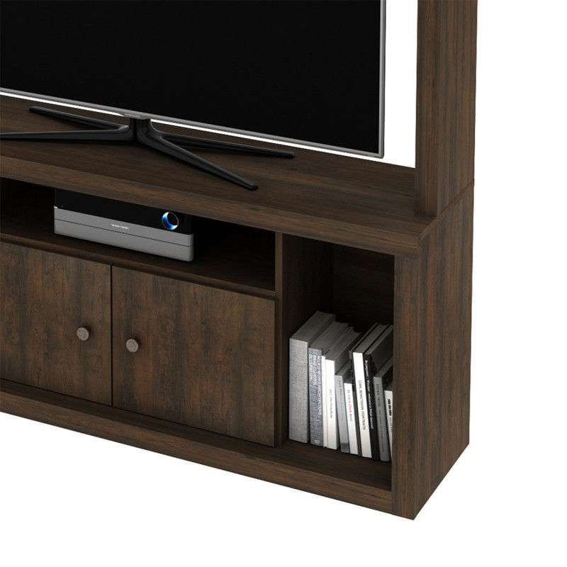 Miniatura: Mueble Centro De Entretenimiento TV "AMARU" Color Rústico