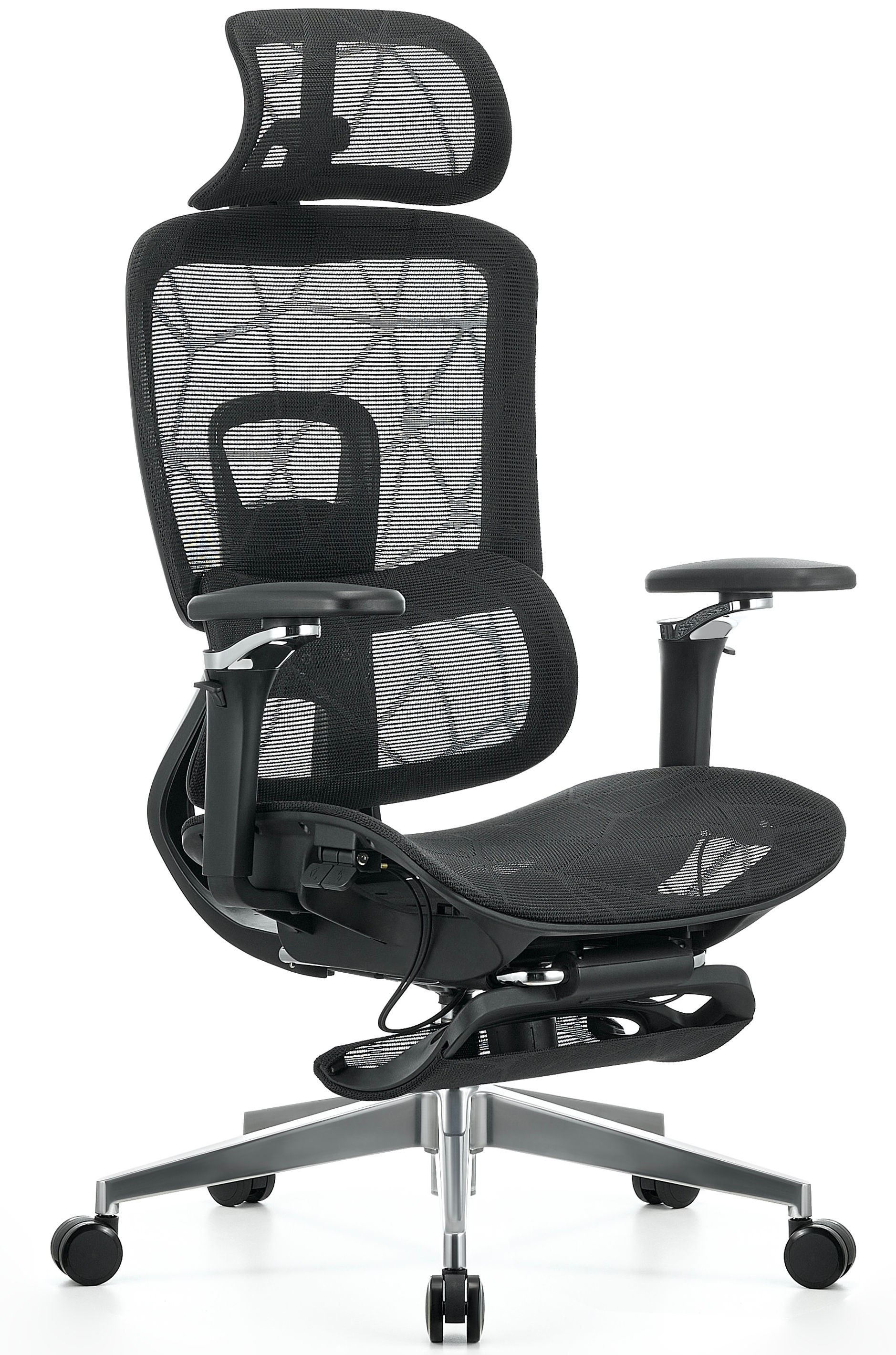 Sillón Ultra Ergonómico Reclinable "ERGO SPACE" PREMIUM Negro 100% Transpirable