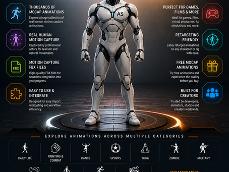 The Smarter Way to Build Realistic Characters with Professional Motion Capture Animations