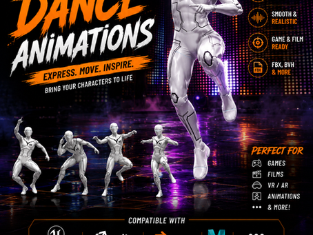 Dance Motion Capture Animations FBX Download – Professional Game Ready Dance Mocap Library for Unreal Engine & Unity