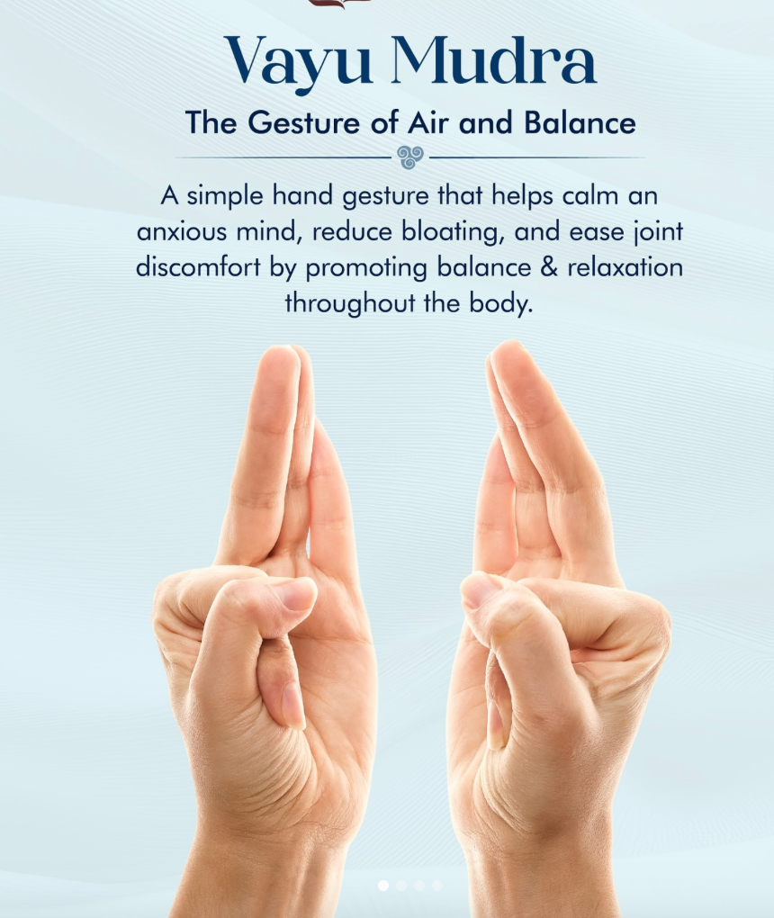 The hand carries body's own intelligence. Mudra works because it addresses nervous system in its own language- sensation not thought 