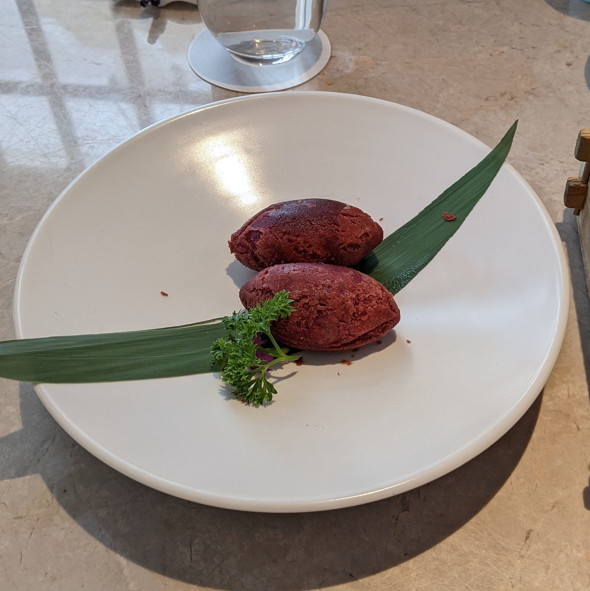Gluten-free dim sum at yi in Raffles Singapore