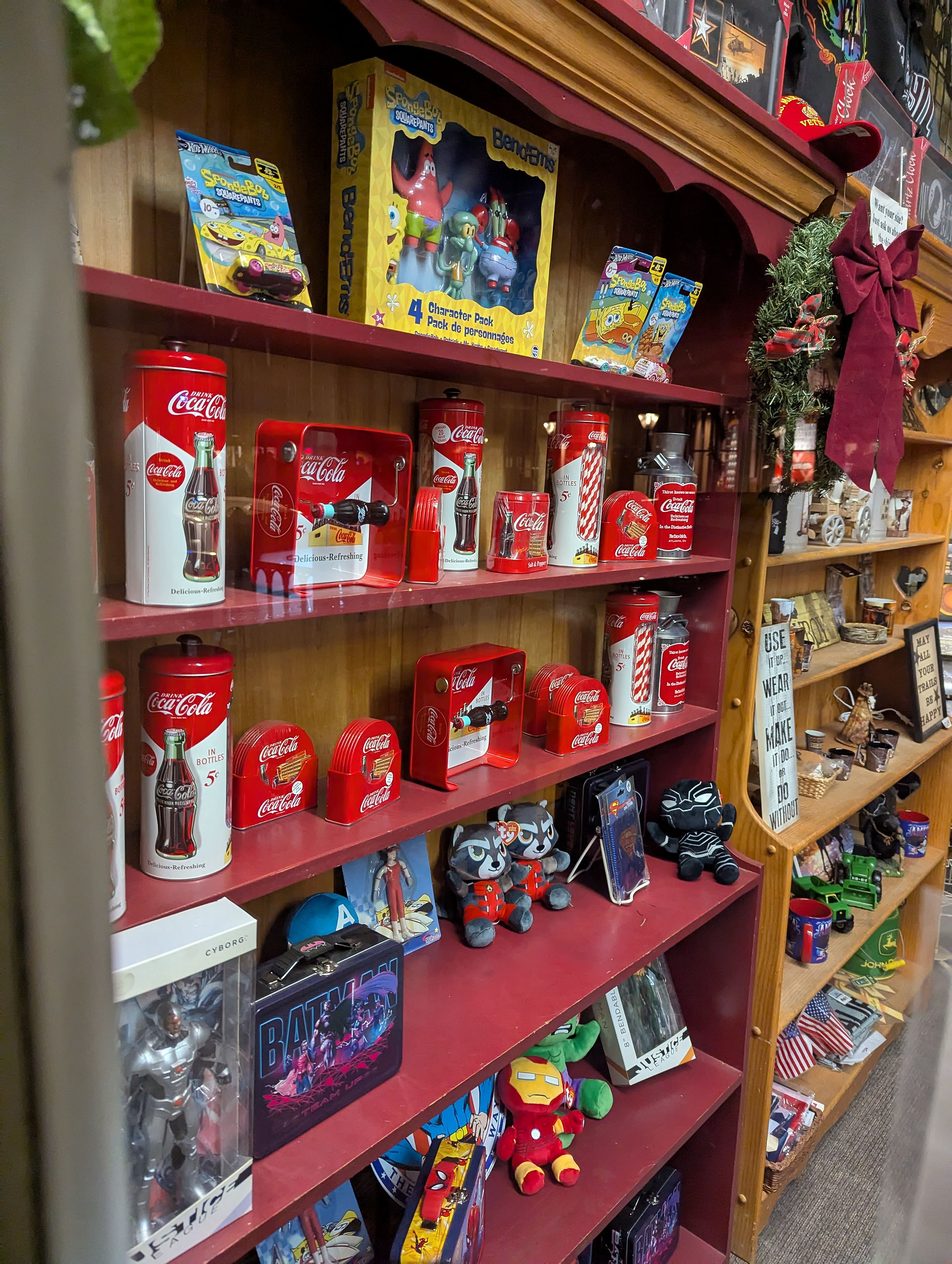 antique coca cola wares at the shops at the Old Sacramento Waterfront