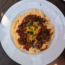 Gluten-free mac n' cheese at Ghostfish
