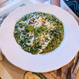 Gluten-free risotto at Risotteria Melotti