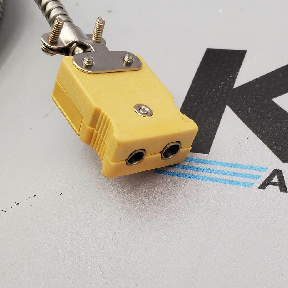 Thumbnail: NEW Tempco ECA00078 Thermocouple Ext Wire Type K Sensor 25Ft