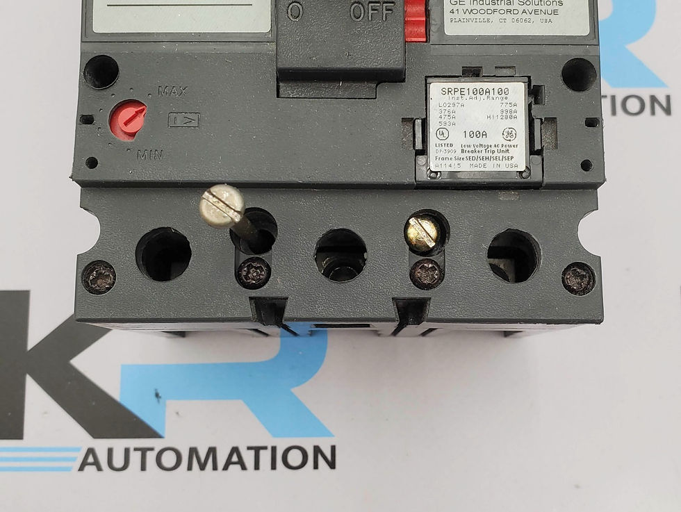 Thumbnail: General Electric SEHA36AT0100 Spectra RMS Hi-Break Circuit Breaker 100A 600VAC