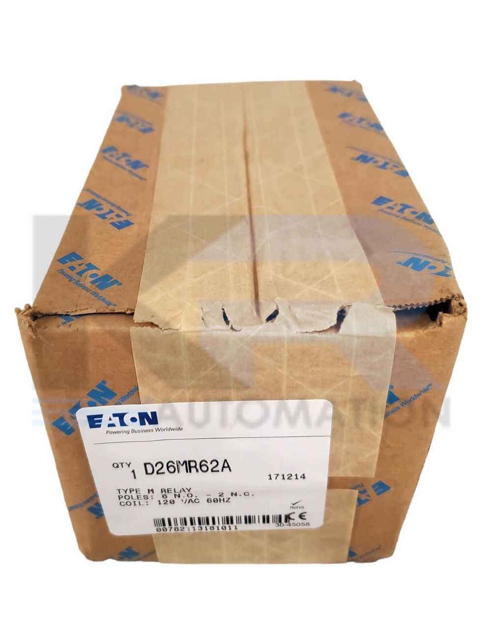 Thumbnail: NEW SEALED Eaton D26-MR62A Type M Industrial Control Relay 120VAC 60HZ 6NO/2NC