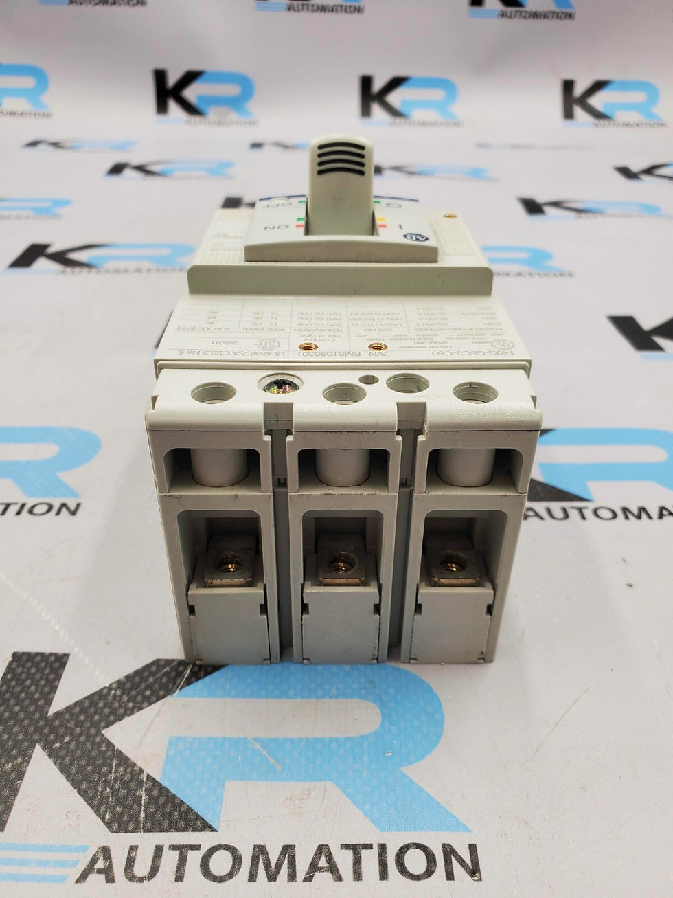 Thumbnail: Allen Bradley 140G-G6C3-D12 G Frame Molded Case Circuit Breaker 480V 125A