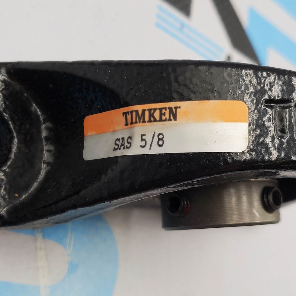 Thumbnail: NEW Timken SAS 5/8 2-Bolt Mounted Pillow Block Ball Bearing 5/8" Bore