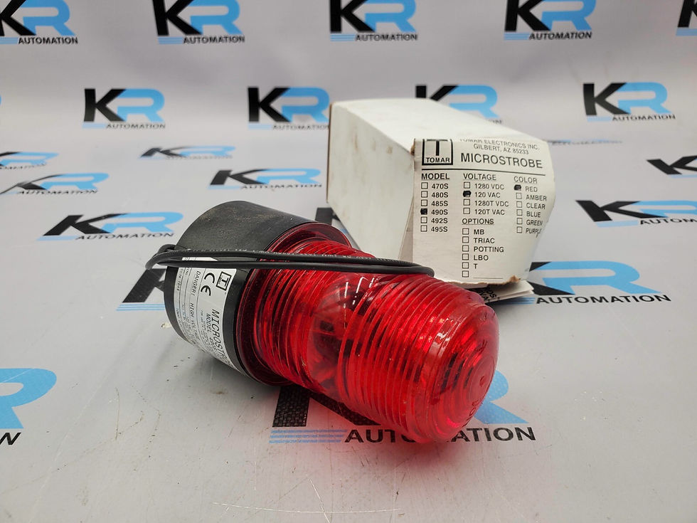 Thumbnail: Tomar 490S-120 MicroStrobe Visual Signaling Light 120VAC Red