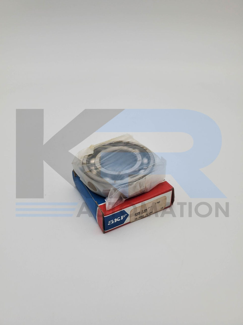 Thumbnail: NEW *LOT OF TWO* SKF 6206 ZJEM Single Row Radial/Deep Groove Ball Bearing
