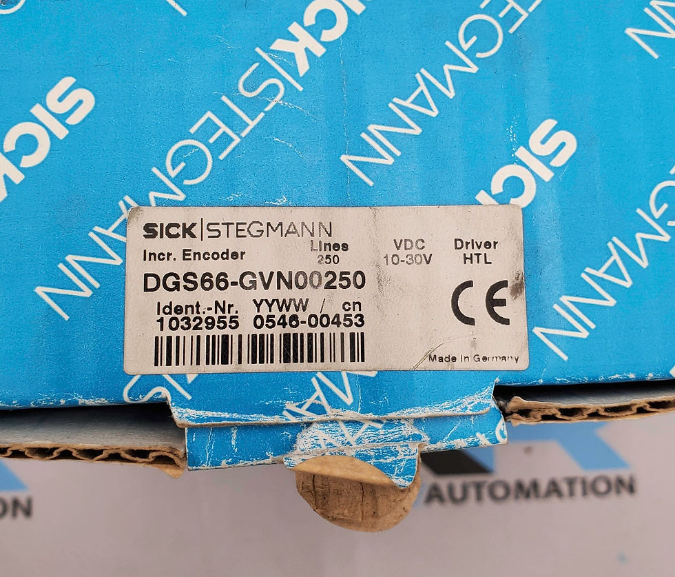 Thumbnail: Sick DGS66-GVN00250 Incremental Encoder 30V