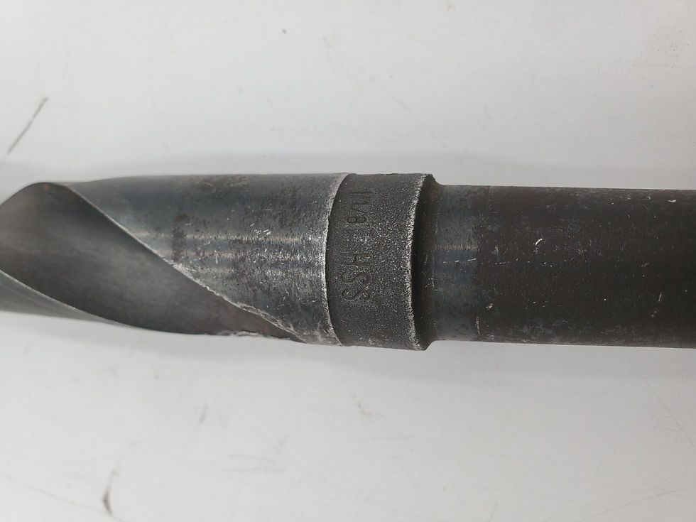 Thumbnail: 1-1/8" HSS x 7" Shank x 11-1/4" OAL Twist Drill