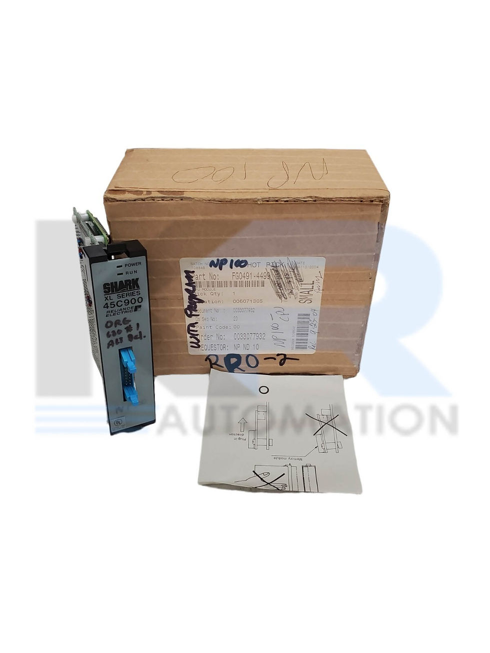 Thumbnail: NEW Reliance Electric 45C900 Shark Processor Module Programmable Controller