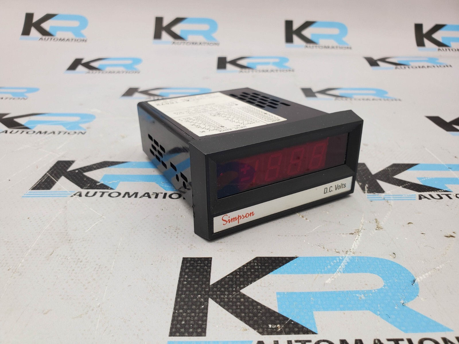 NEW Simpson Electric 24501 Model 2865 Digital Panel Meter 2VDC 105-130VAC 6VA