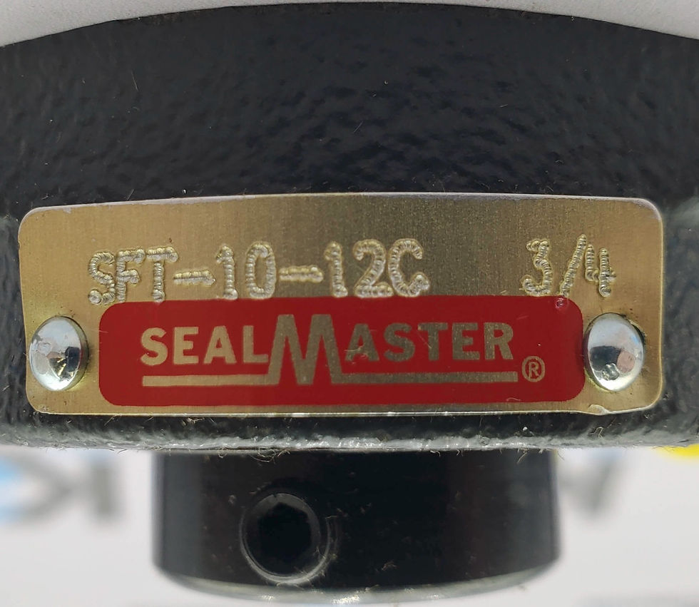 Thumbnail: Sealmaster SFT-10-12C Gold Line Set Screw Flange Block Bearing 3/4"