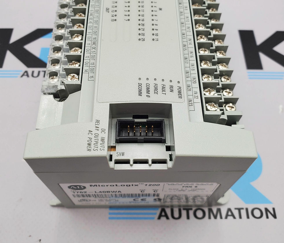 Thumbnail: Allen Bradley 1762-L40BWA MicroLogix 1200 PLC Module 240VAC 82A