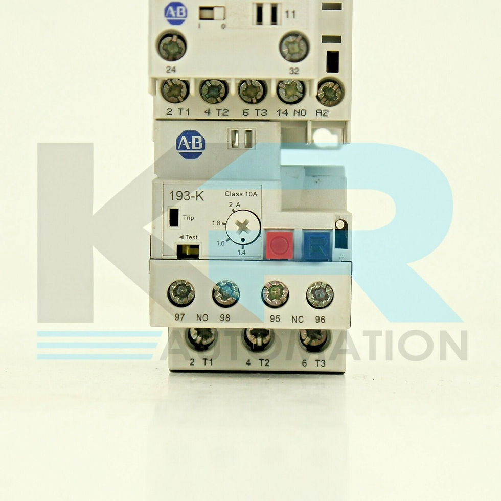 Thumbnail: Allen Bradley 100-K05*10 Contactor With 193-KB20 Relay Unit and 100-KFC11 Block