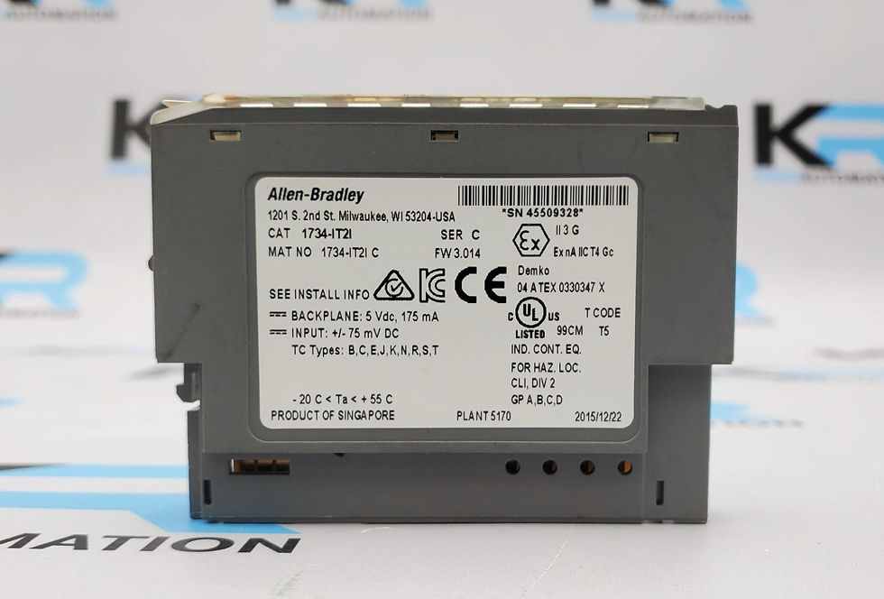 Thumbnail: Allen Bradley 1734-IT2I Point I/O Thermocouple Input Module 5VDC